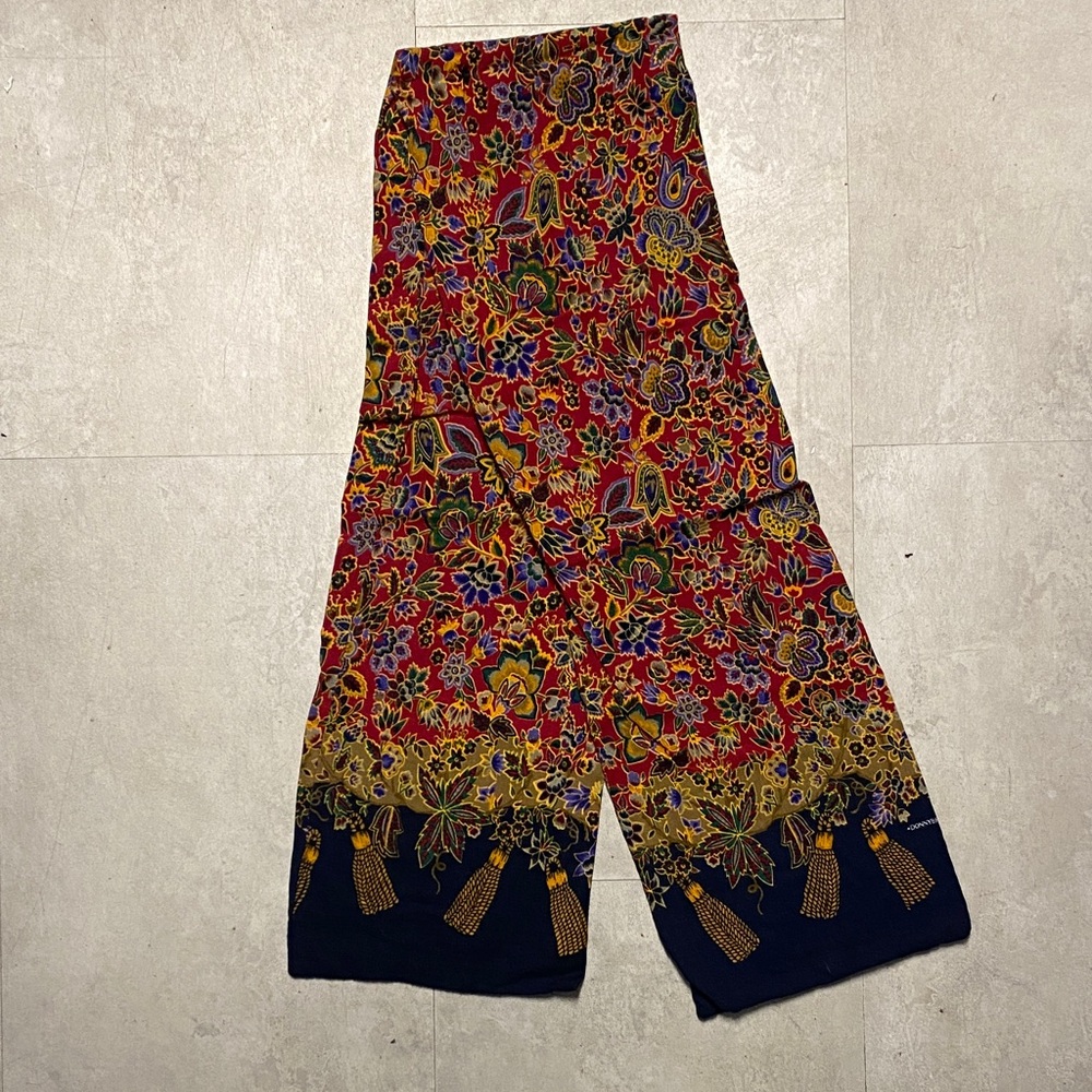 Donnybrook scarf, Floral Multicolor Scarf. Made in Ukraine